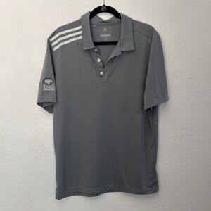 Adidas Gray Performance Polo Shirt